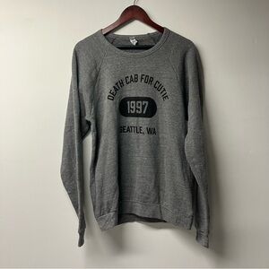 Death Cab For Cutie Seattle Varsity Style Sweatshirt Y2K Made In USA 1997